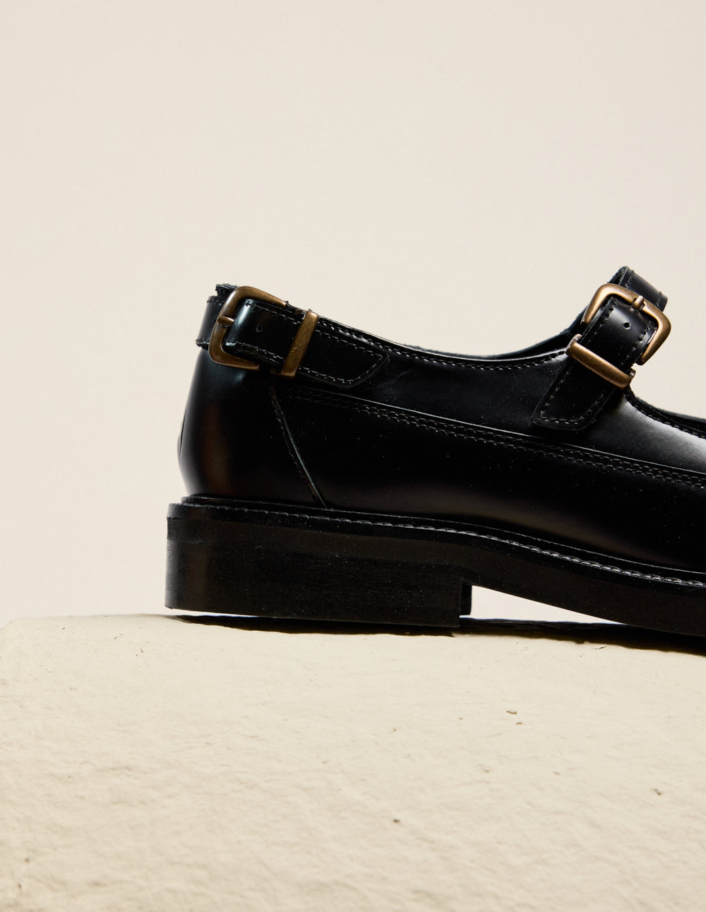 Toven Derby Shoes - Black Box Leather