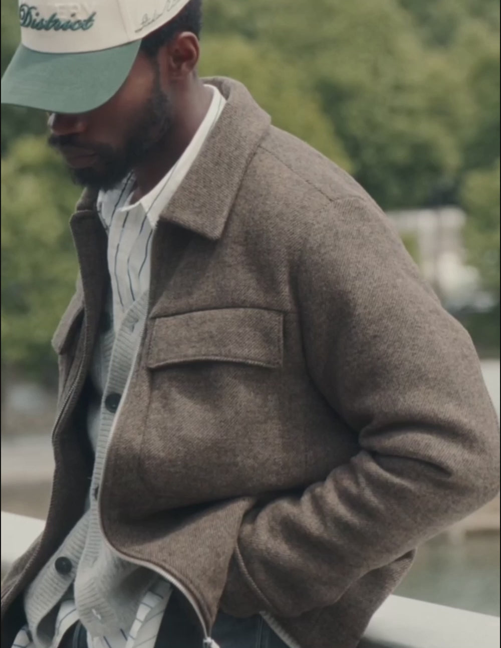 Derbies Gontran - Cuir pull up grainé marron