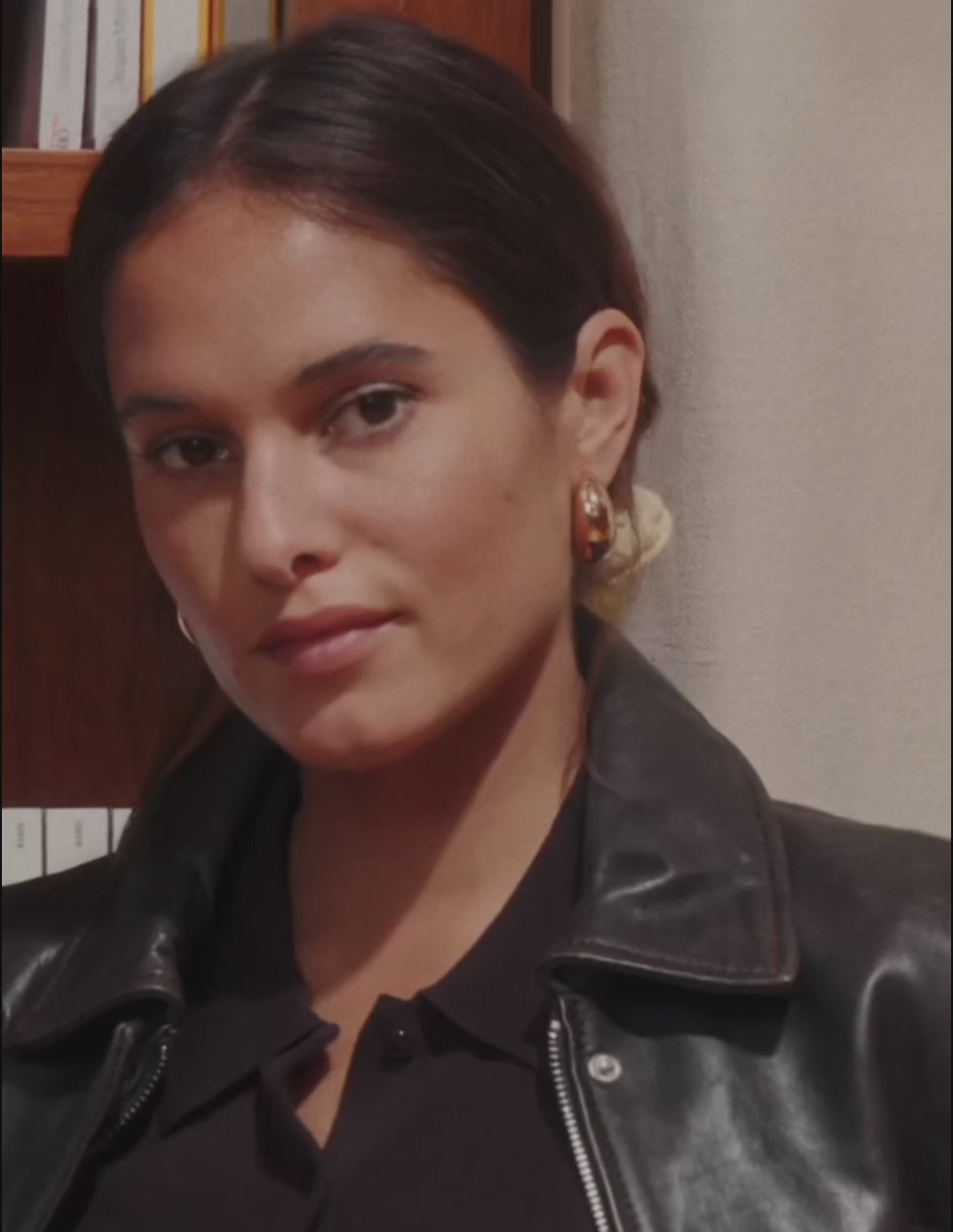 Escarpins Soline - Cuir plissé verni bordeaux