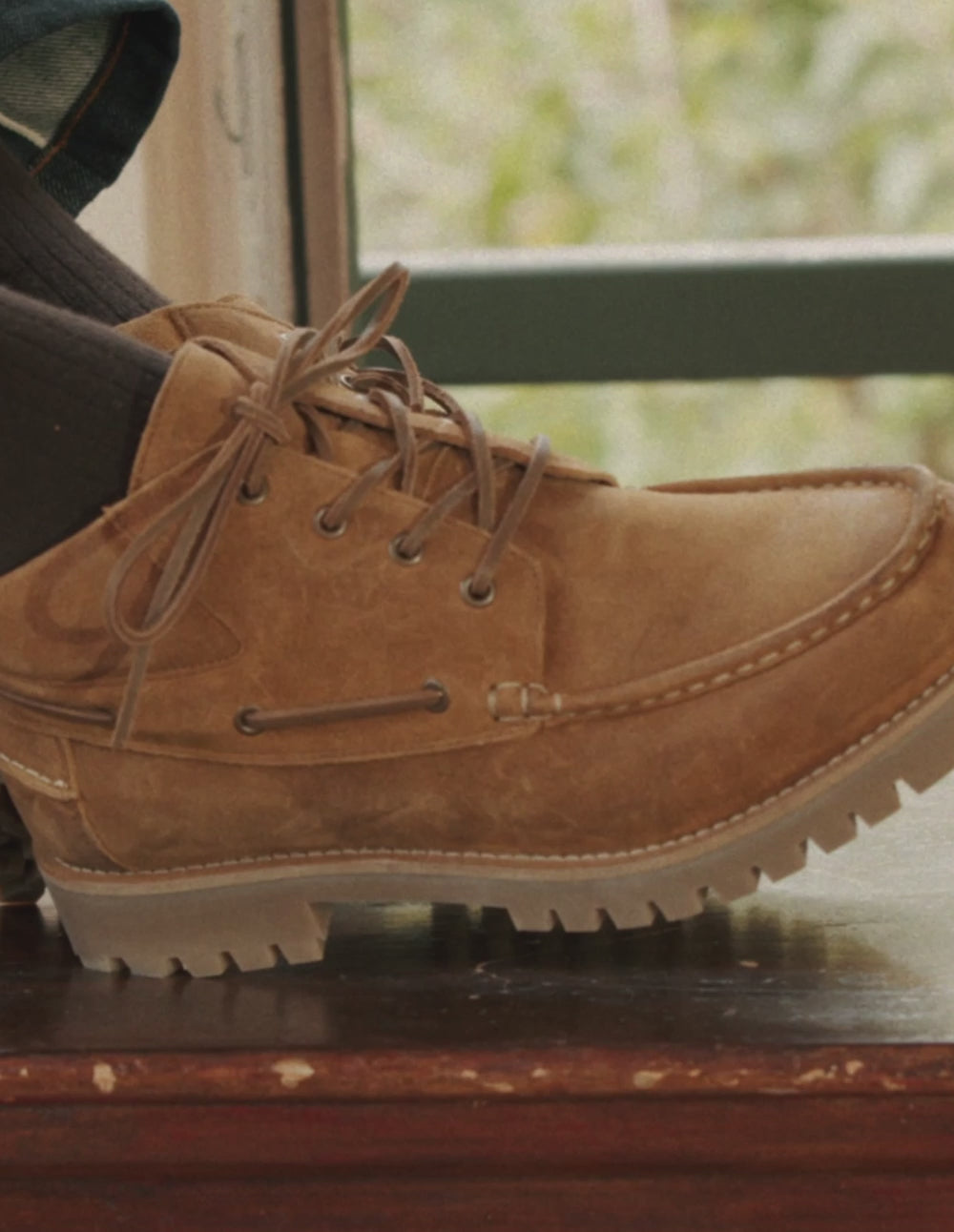 Bottines Dalvi - Suède huilé marron