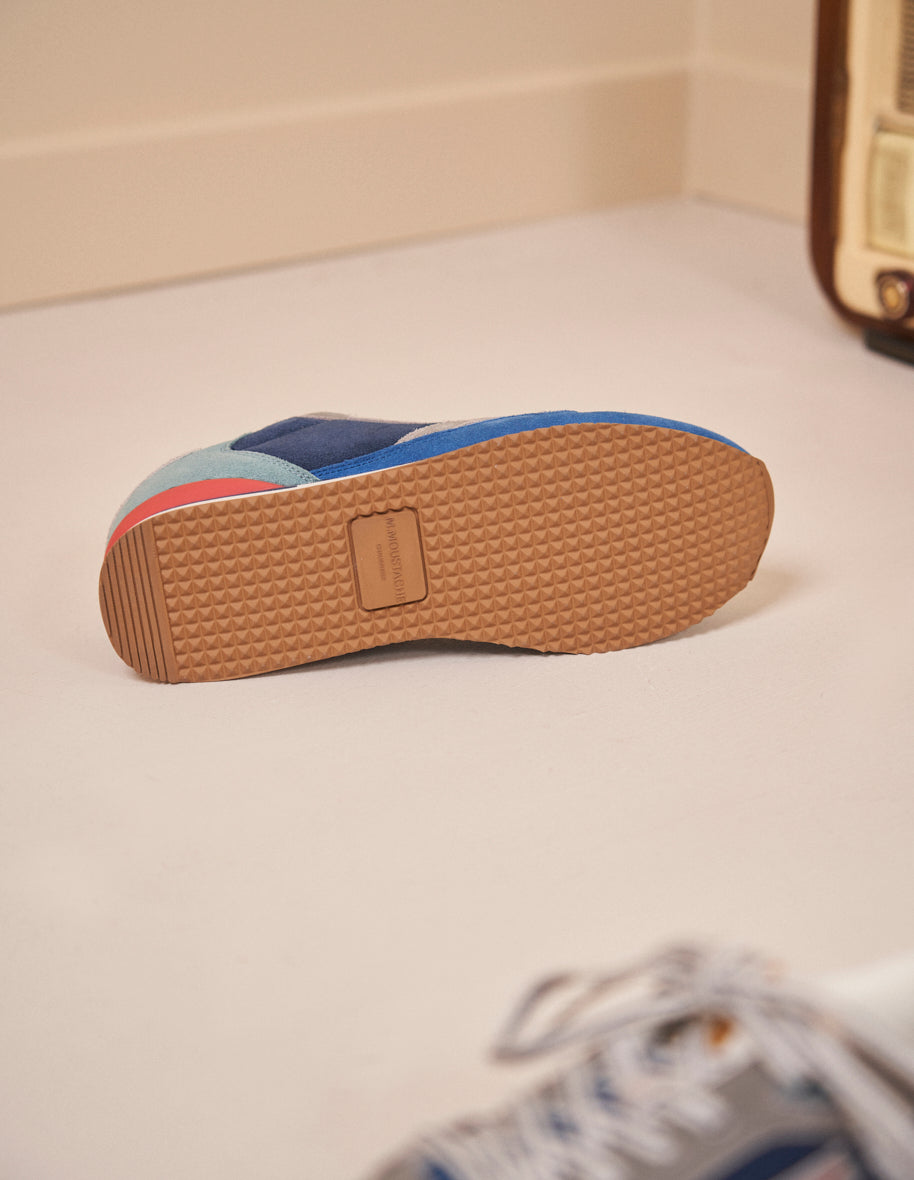André low sneakers - Sweden Vegan Bleu Écru Gris