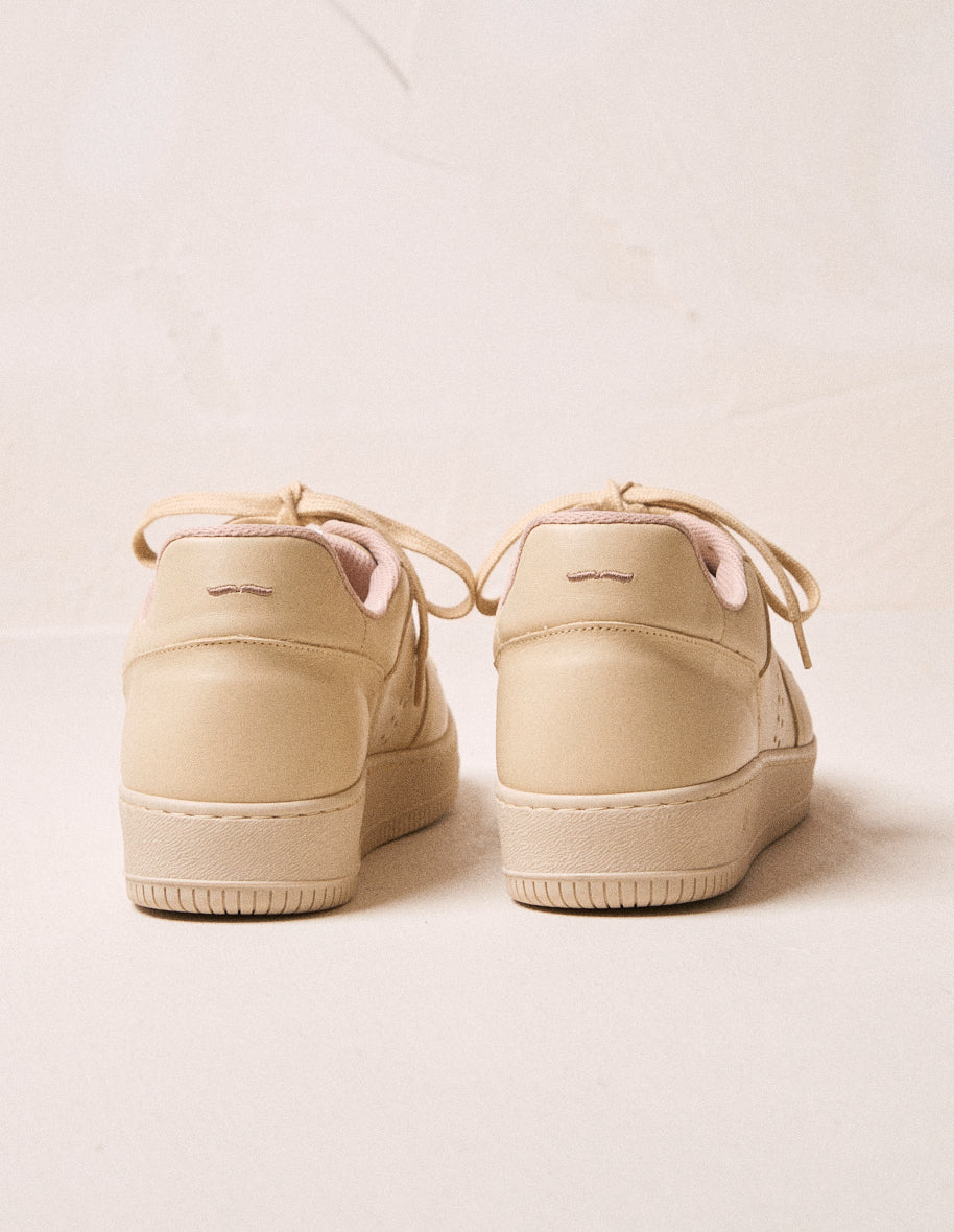 Low-top trainers Maxence H - Cream leather