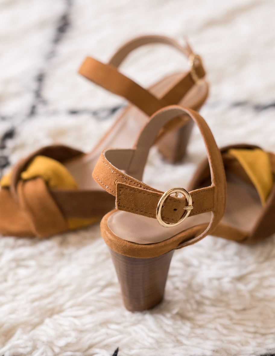 Chaussure a talon moutarde new arrivals